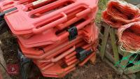 18 PLASTIC SAFETY BARRIERS - 4