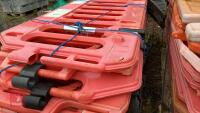 18 PLASTIC SAFETY BARRIERS - 12