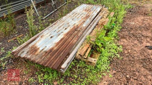 APPROX 18 GALVANISED TIN ROOF SHEETS