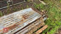 APPROX 18 GALVANISED TIN ROOF SHEETS - 4