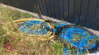LRG QTY OF PLASTIC WATER & GAS PIPES