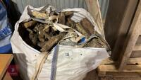 DUMPY BAG FULL OF HARDWOD LOGS