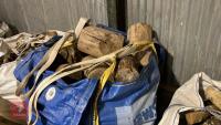 DUMPY BAG FULL OF HARDWOOD LOGS - 4