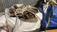 DUMPY BAG FULL OF HARDWOOD LOGS