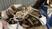 DUMPY BAG FULL OF HARDWOOD LOGS - 2