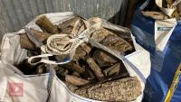 DUMPY BAG FULL OF HARDWOOD LOGS - 4