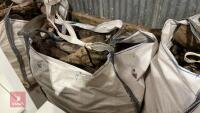 DUMPY BAG FULL OF HARDWOOD LOGS