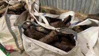 DUMPY BAG FULL OF HARDWOOD LOGS - 4