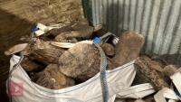 DUMPY BAG FULL OF HARDWOOD LOGS - 2