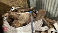DUMPY BAG FULL OF HARDWOOD LOGS - 4