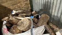 DUMPY BAG FULL OF HARDWOOD LOGS - 5