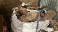 DUMPY BAG FULL OF HARDWOOD LOGS - 6