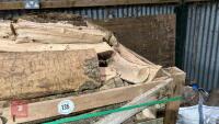WOODEN CRATE FULL OF HARDWOOD LOGS - 3