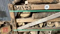 WOODEN CRATE FULL OF HARDWOOD LOGS - 5