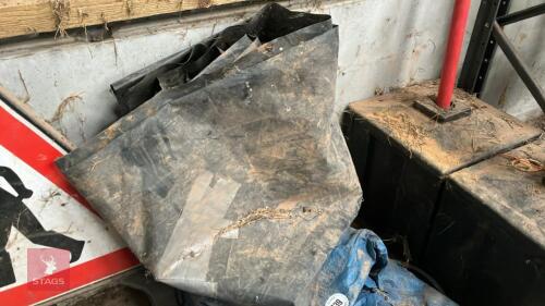 VARIOUS TARPAULINS & PLASTIC SHEET