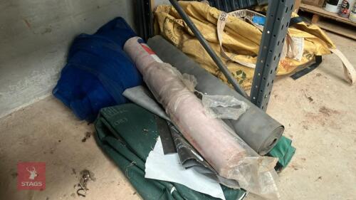 QTY OF DAMP PROOF MEMBRANE & FINE NETTING