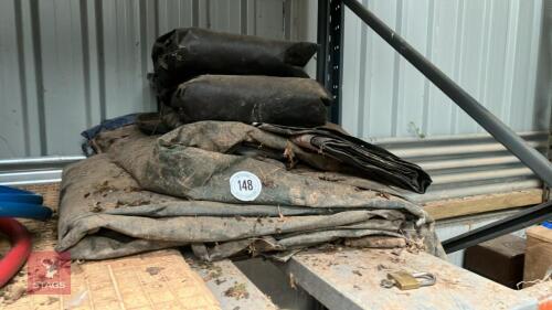 QTY OF TARPAULINS & MEMBRANE MATERIAL