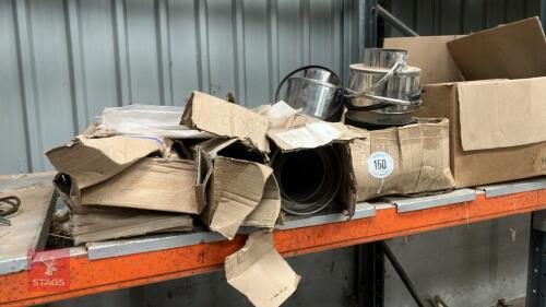 QTY OF CHIMNEY FLU PIPE WORK