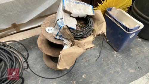 3 ROLLS OF TELEPHONE CABLE