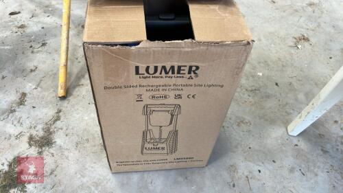 LUMER DOUBLE SIDED PORTABLE SITE LIGHTING