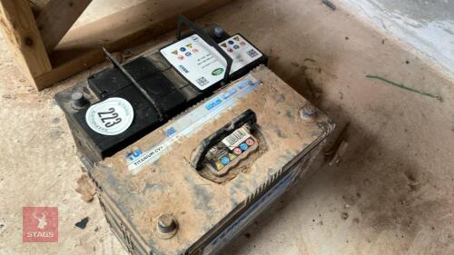 2 CAR BATTERIES