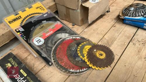 10 CHOP/SKILL SAW BLADES