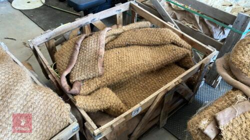 CRATE OF COCONUT MATTING