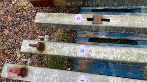 6' GALVANISED GATE HANGING POST
