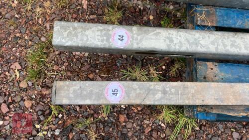 6' 8'' GALVANISED GATE LATCHING POST