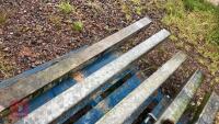 6' 8'' GALVANISED GATE LATCHING POST - 5