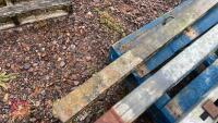 6' 8'' GALVANISED GATE LATCHING POST - 4