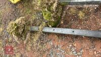 2 APPROX 6'8'' GALVANISED GATE POSTS - 4