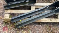 PAIR OF STEEL SUPPORT BRACKETS - 7