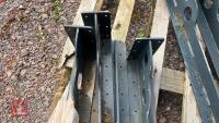 4 STEEL SUPPORT BRACKETS - 2