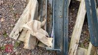 4 STEEL SUPPORT BRACKETS - 3