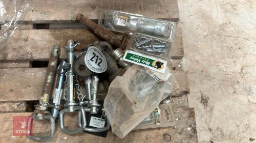 QTY OF TRACTOR PINS, LINCH PINS, ETC