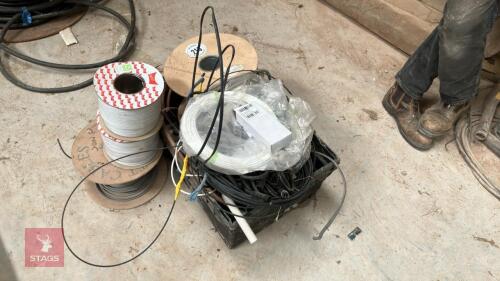 QTY OF ELECTRIC WIRE & SUNDRIES