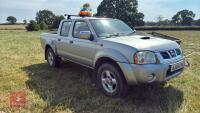 2004 NISSAN NAVARA 2.5DI PICK UP TRUCK