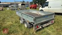 IFOR WILLIAMS LM105G FLATBED TRAILER - 14