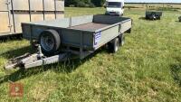 IFOR WILLIMS LM146G 14' FLATBED TRAILER - 22