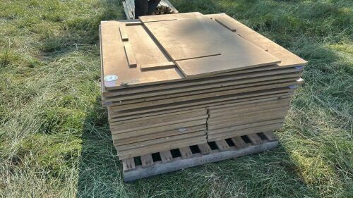 HEAP OF MDF BOARDING