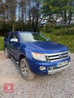 2014 FORD RANGER LIMITED 4X4 TDCI PICKUP - 2