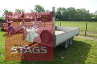 FLATBED TWIN AXLE TRAILER