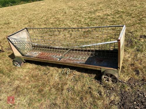 8' WHEELED HAY RACK (1)