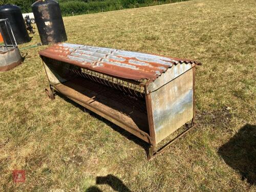 8' WHEELED HAY RACK (2)