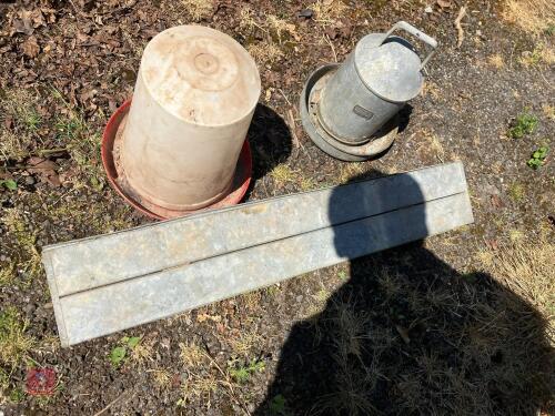 POULTRY FEEDER AND DRINKERS