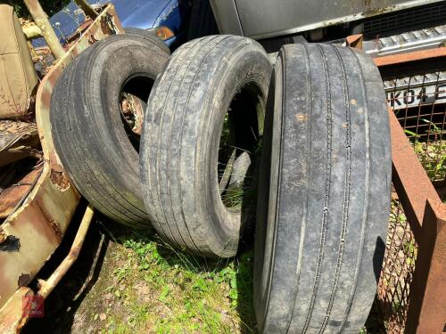 3 X 295/80/R22.5 TYRES
