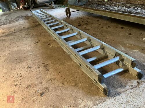 ALUMINIUM DOUBLE EXTENDING LADDER