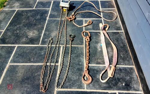 QTY OF LIFTING GEAR