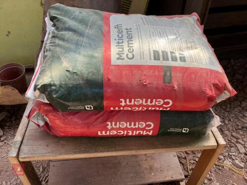 TWO BAGS OF CEMENT